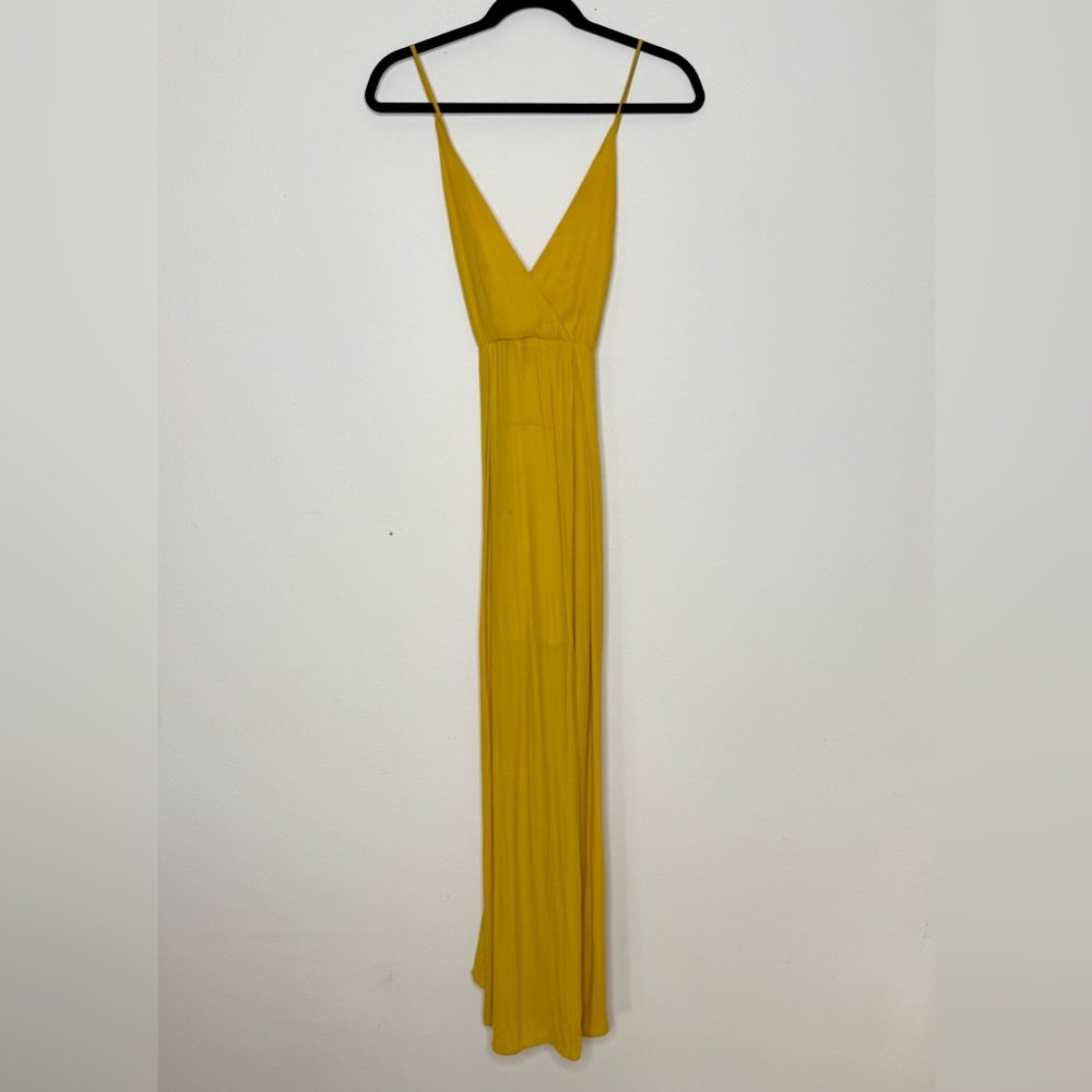 Forever 21 | Mustard Yellow Spaghetti Strap Maxi Dress - S